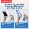my-11134201-7rasc-m2xq5b3ro5dhe7.webp Yoobao LK10 10000mAh Mini Fast Charging Powerbank Built in Cables (Lightning & Type C) PD20W SCP22.5W