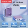 my-11134201-7rasl-m2xq5b41np5y98.webp Yoobao LK10 10000mAh Mini Fast Charging Powerbank Built in Cables (Lightning & Type C) PD20W SCP22.5W