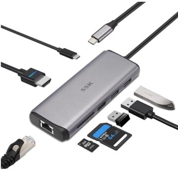 0_360-8.jpg SSK TYPE C 8 IN ONE MULTI-FUNCTION ADAPTER SC202