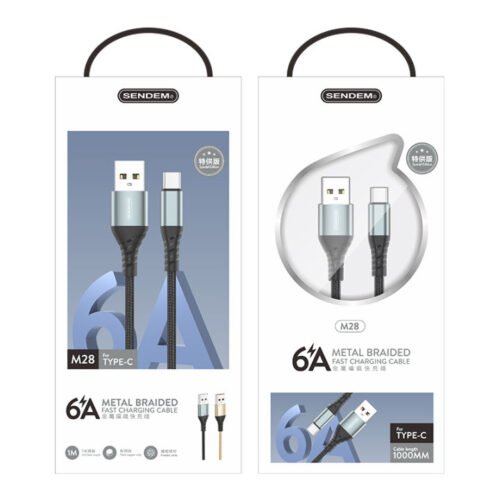 SD M28 CABLE AL 6A 1M GREY